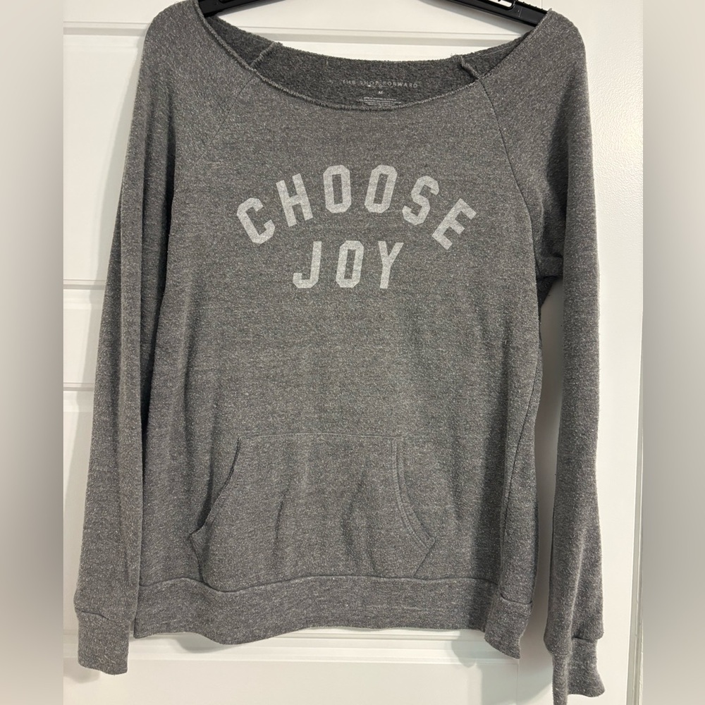 Gray 'Choose Joy' Sweatshirt